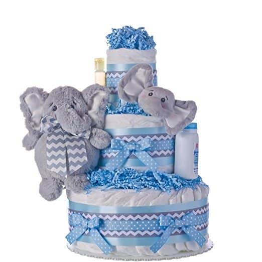 elephant diaper cake