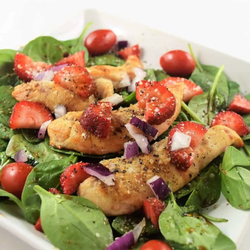 Spinach Salad with Strawberries