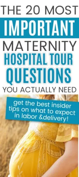 Hospital Tour Questions