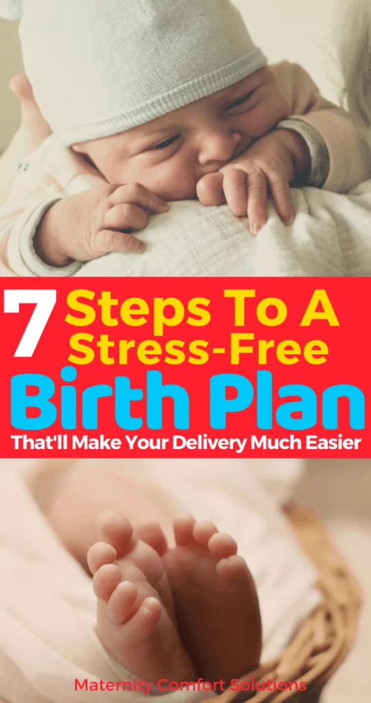 7 Steps To A Stress-Free Birth Plan