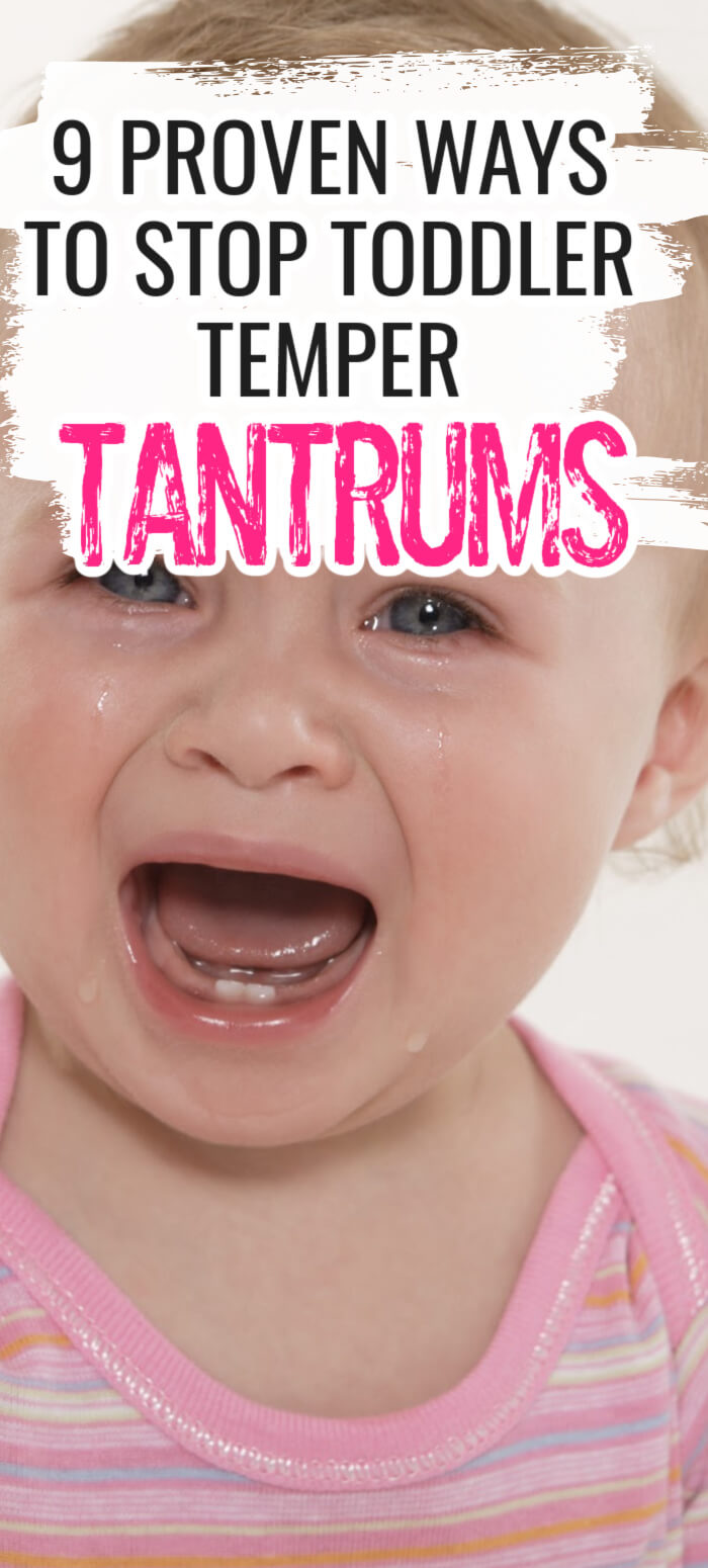 9 Ways To Stop Toddler Temper Tantrums