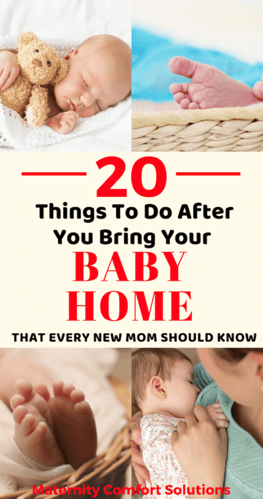 20 Things To Do After You Bring Your Baby Home