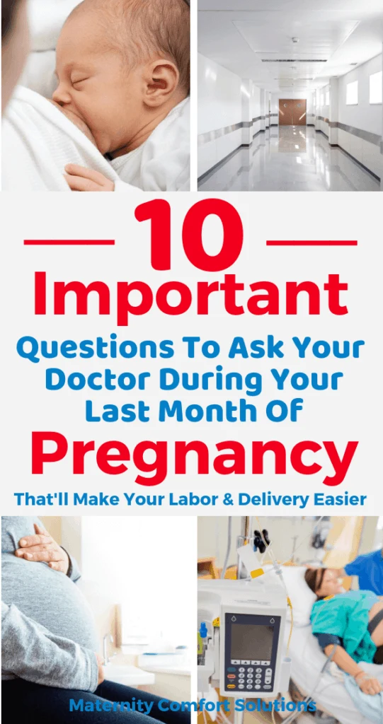 Last month of pregnancy questions doctor baby labor