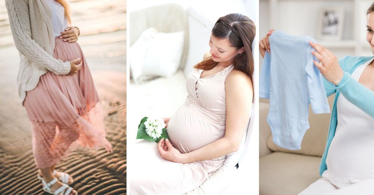 last month of pregnancy women preparing for new baby