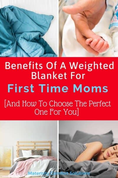 Benefits of A weighted blanket for postpartum recovery