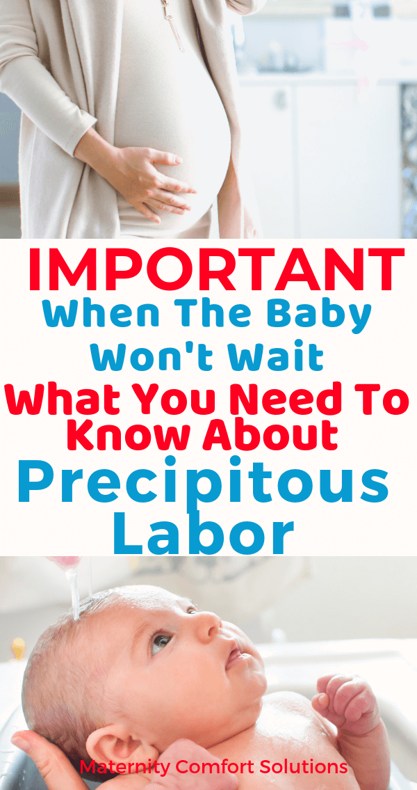 precipitate birth vs rapid labor