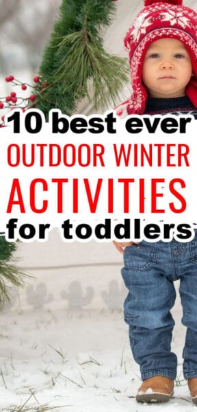 winter outdoor toddler activities