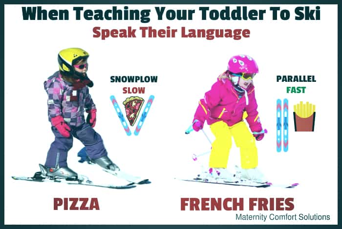 teach your toddler to ski
