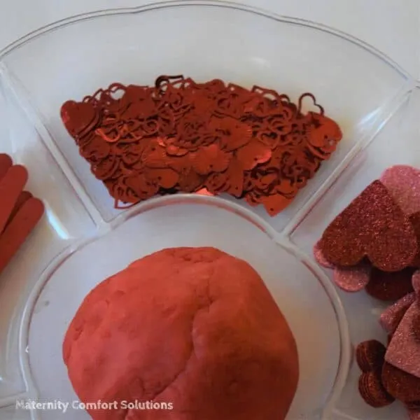 valentine's sensory play for toddlers