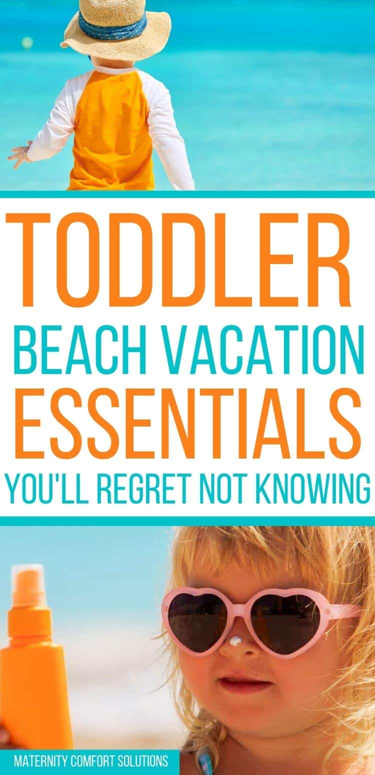 toddler beach vacation
