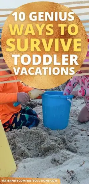 beach vacation with a toddler
