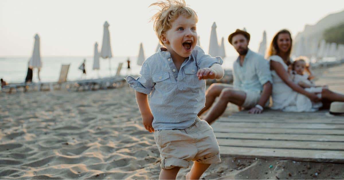 beach vacation with toddlers