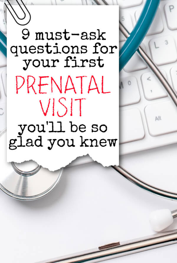 questions they ask at first prenatal visit