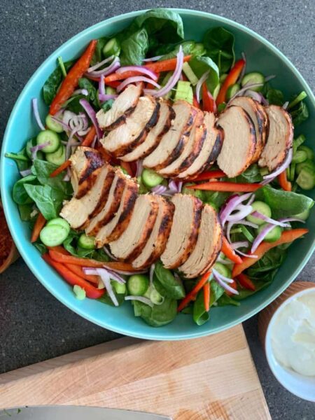 grilled chicken salad for picky eaters