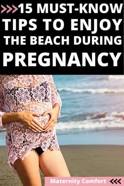 beach during pregnancy