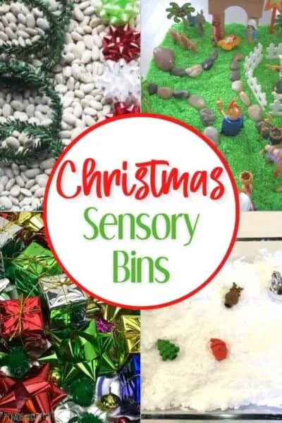 Christmas Sensory Bins for Toddlers