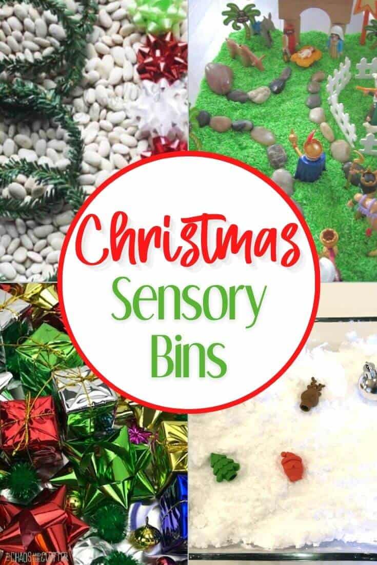 Christmas Sensory Bins for Toddlers