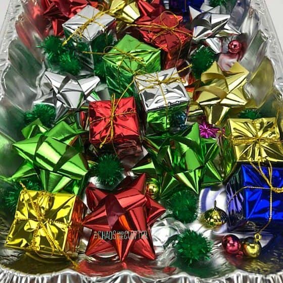 Christmas Gifts Sensory Bin