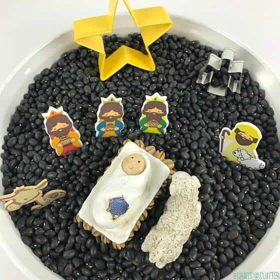 Nativity Sensory Bin