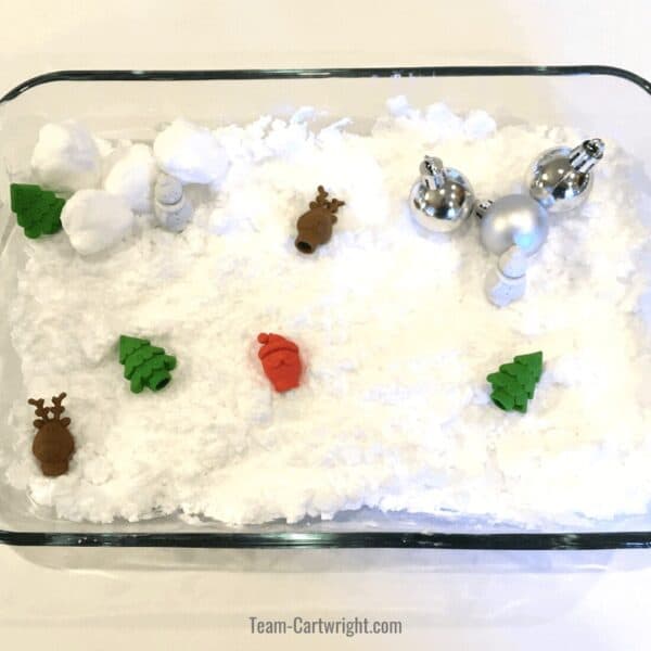 SNOW SENSORY BIN