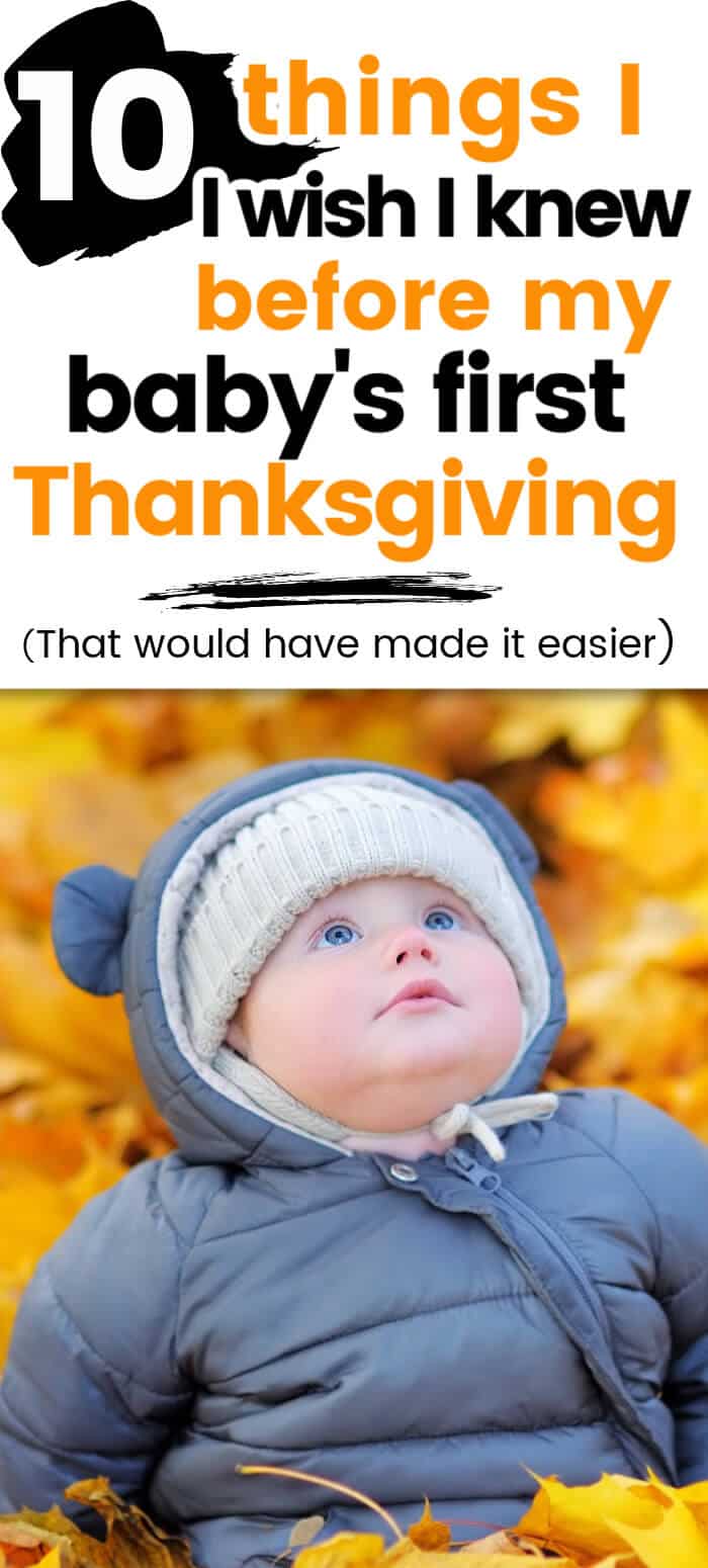 10 Tips For Baby’s First Thanksgiving - Maternity Comfort Solutions