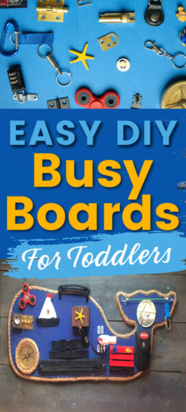 DIY busy boards for toddlers