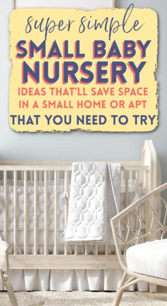 Genius Baby Nursery Ideas For Small Spaces