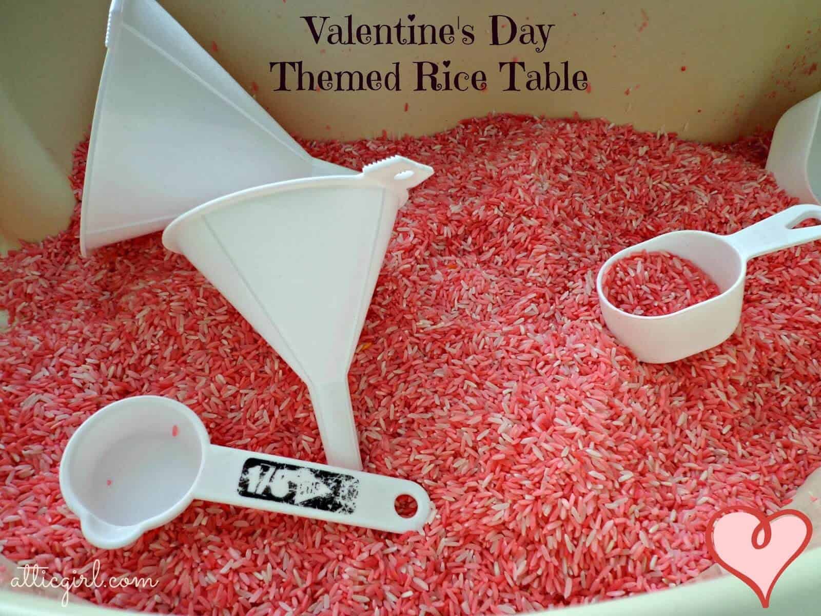 Valentine's Day Sensory Play for Toddlers