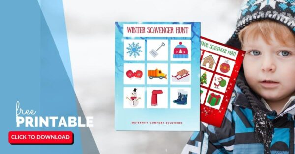 winter scavenger hunts toddlers