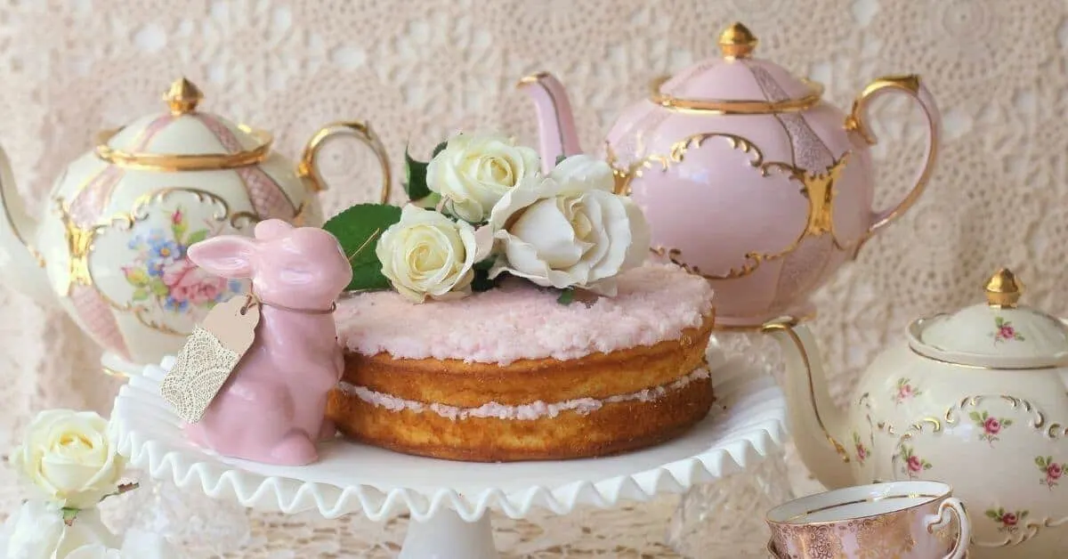 inexpensive afternoon tea baby shower idea
