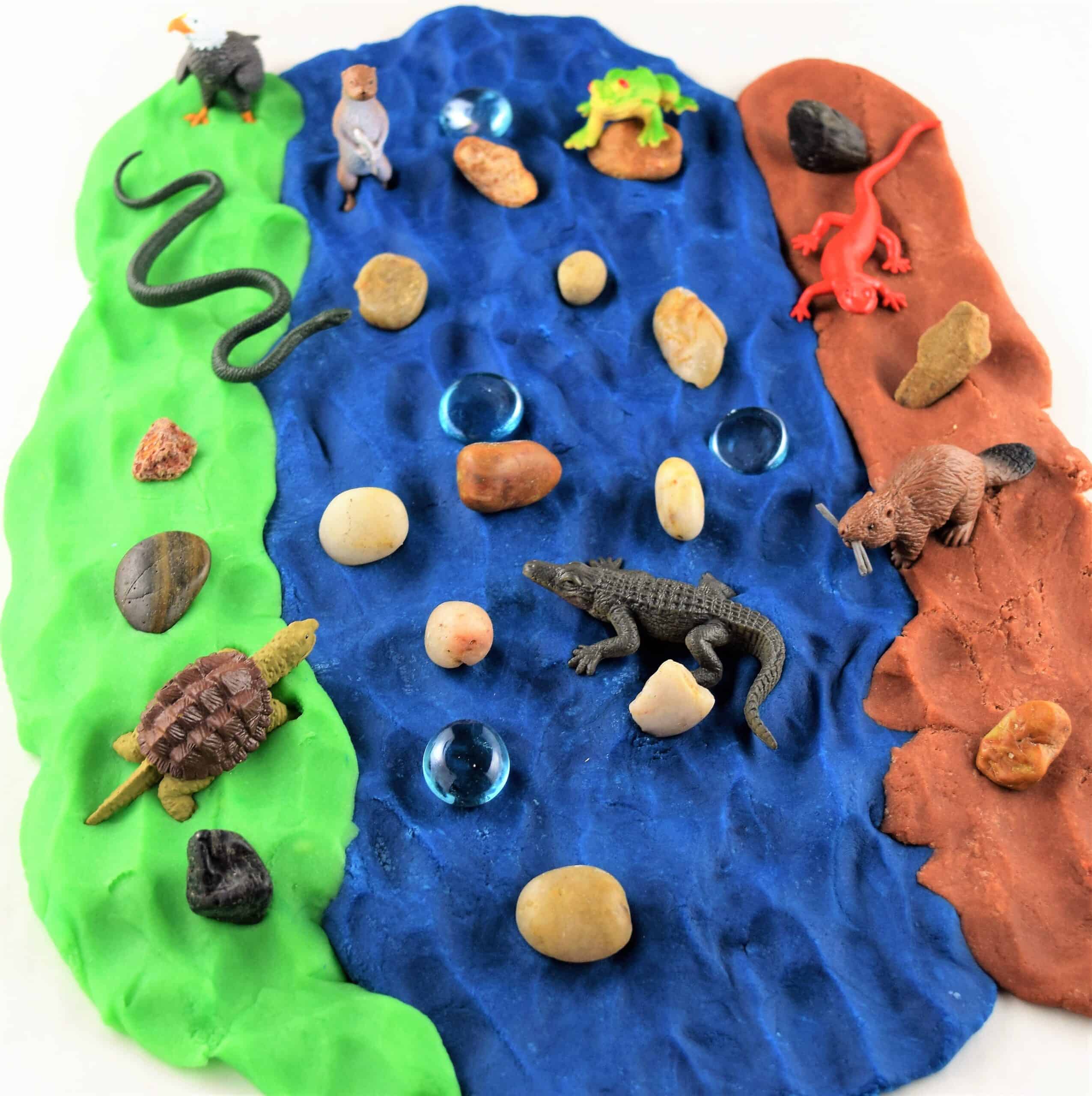 river playdough toddler activities arts and crafts