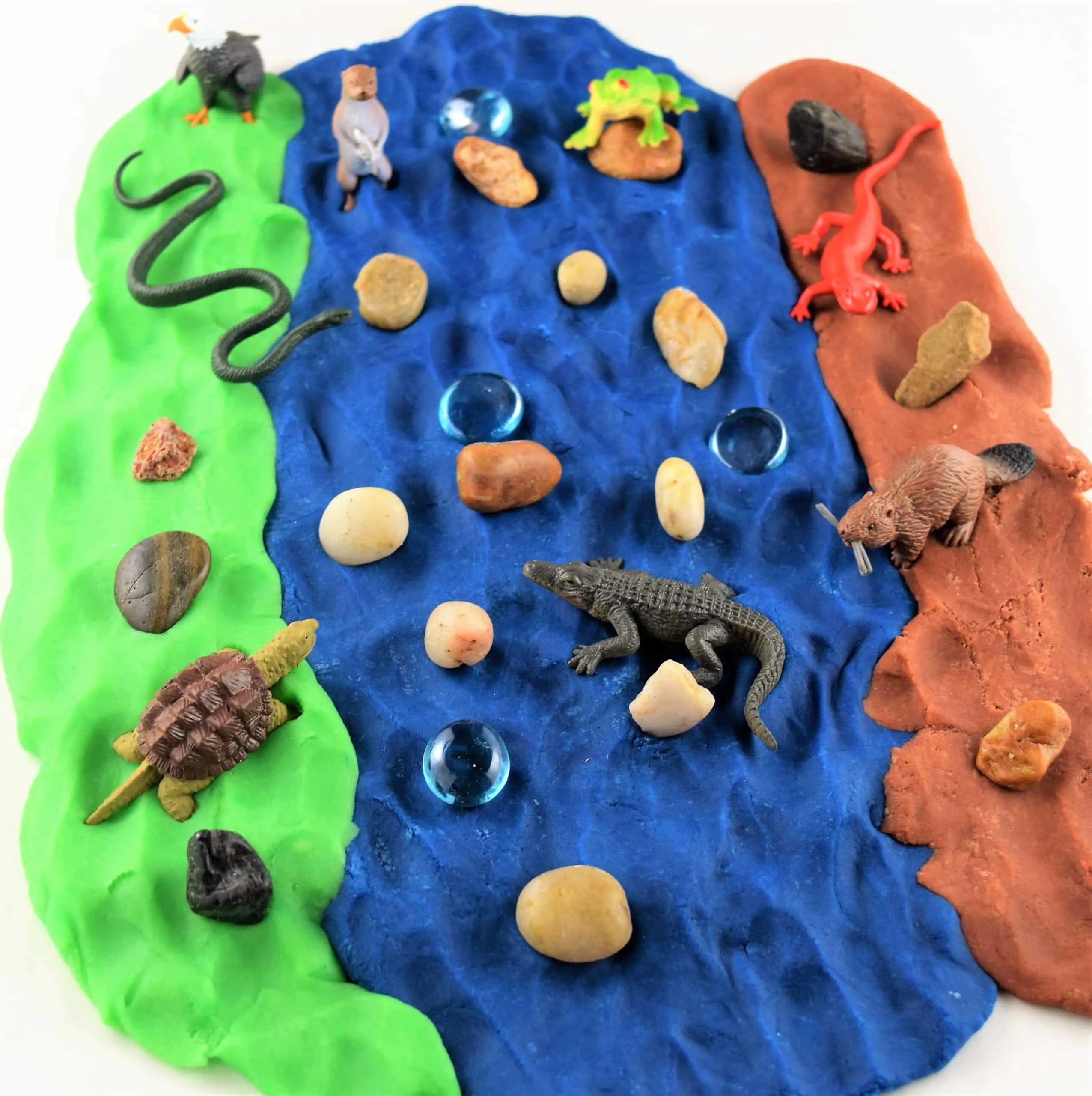 river playdough toddler activities arts and crafts