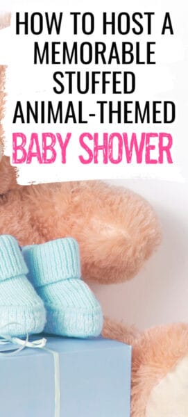 stuffed animal themed baby shower