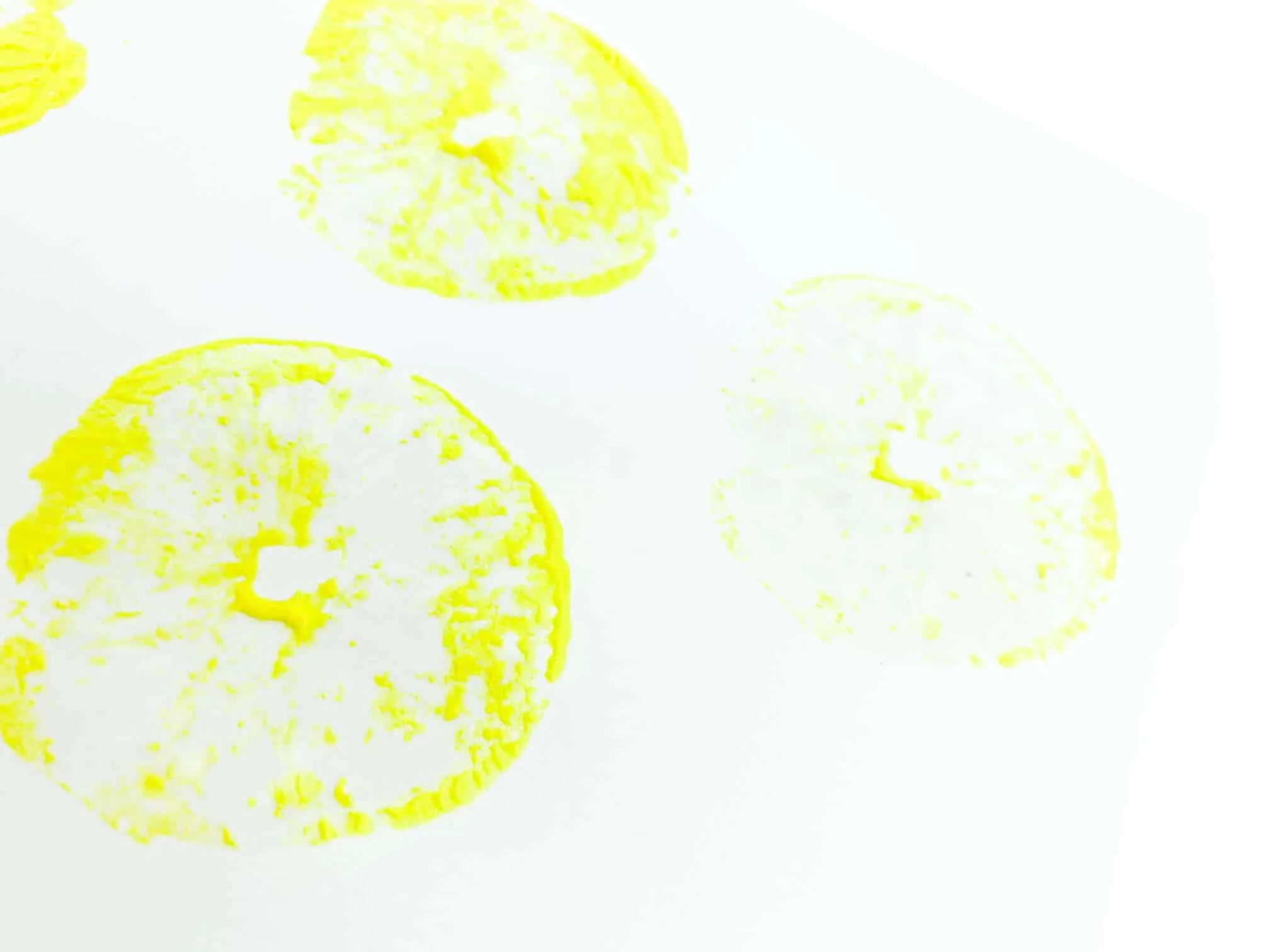 Summer Lemon Stamping Process Art For Toddlers