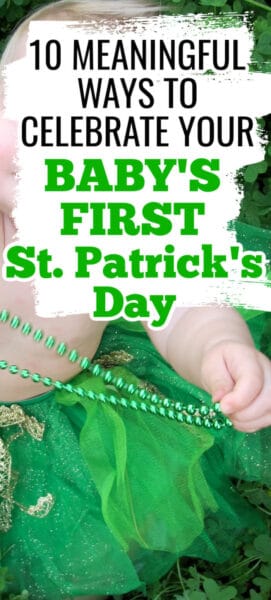 BABY'S first st. patrick's day