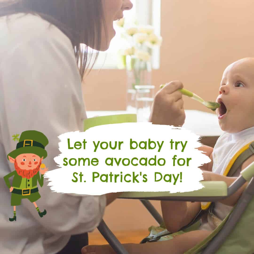 baby's first st. patrick's day food