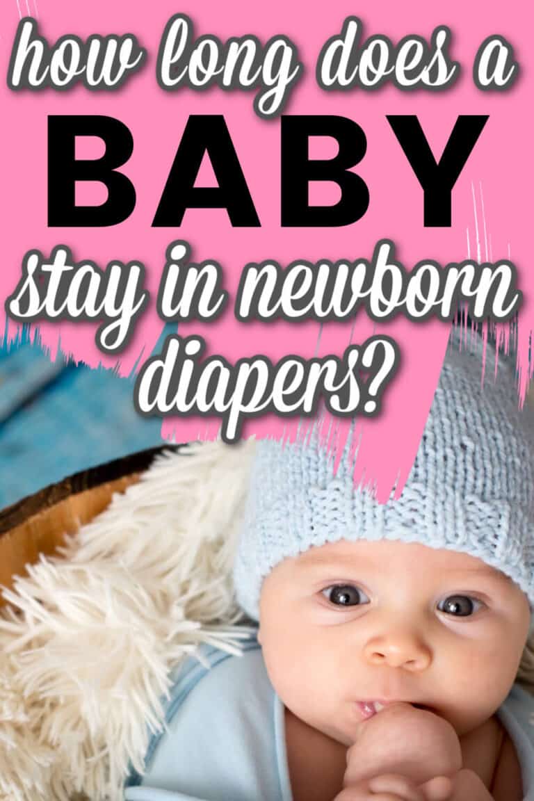 How Long Does A Baby Stay In Newborn Diapers? » Maternity Comfort Solutions