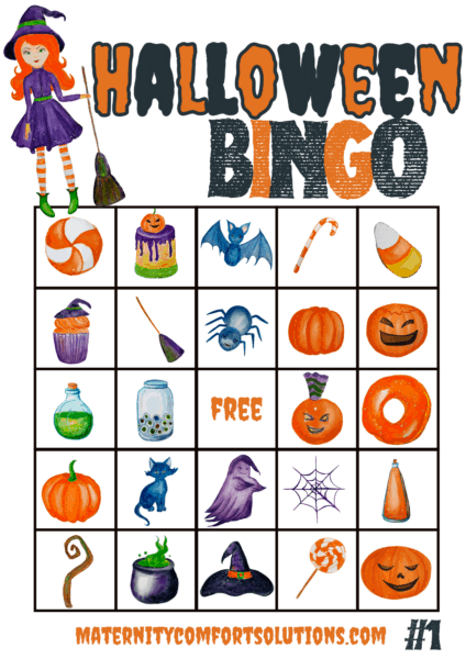 Free Halloween Bingo Printable For Toddlers
