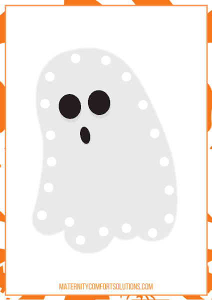 Halloween Lacing Cards For Toddlers