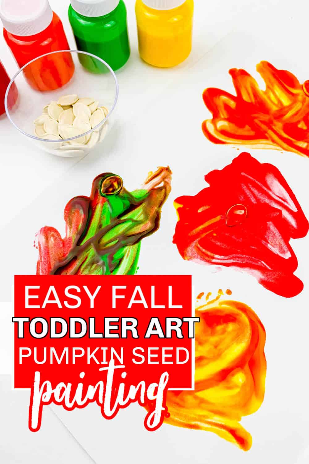 TODDLER PUMPKIN SEED PAINTING