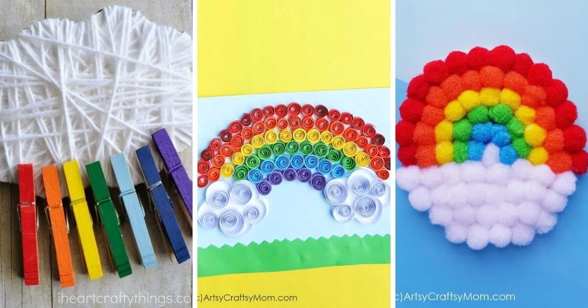 rainbow crafts for toddlers