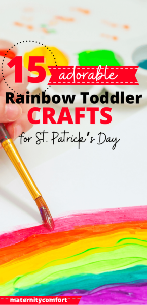 toddler rainbow crafts for st. Patrick's Day