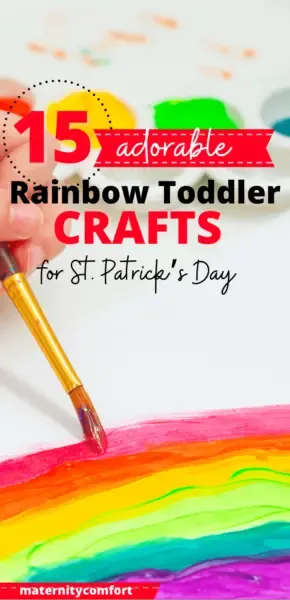 toddler rainbow crafts for st. Patrick's Day