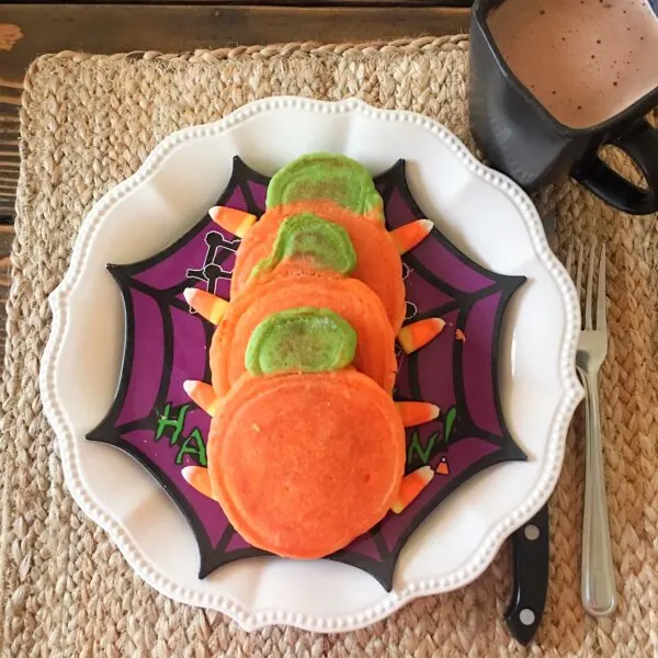 pumpkin pancakes halloween