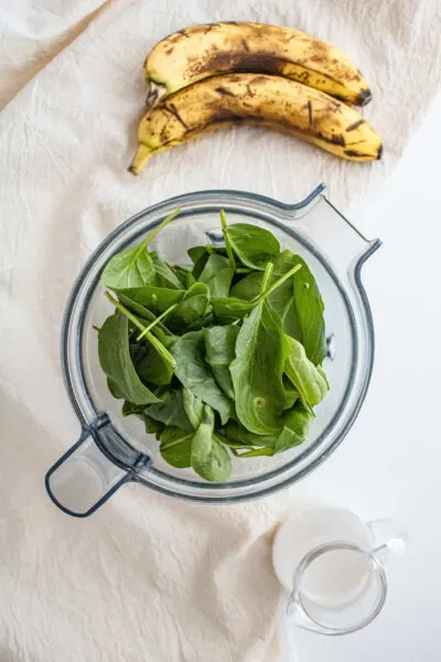 Spinach banana muffins