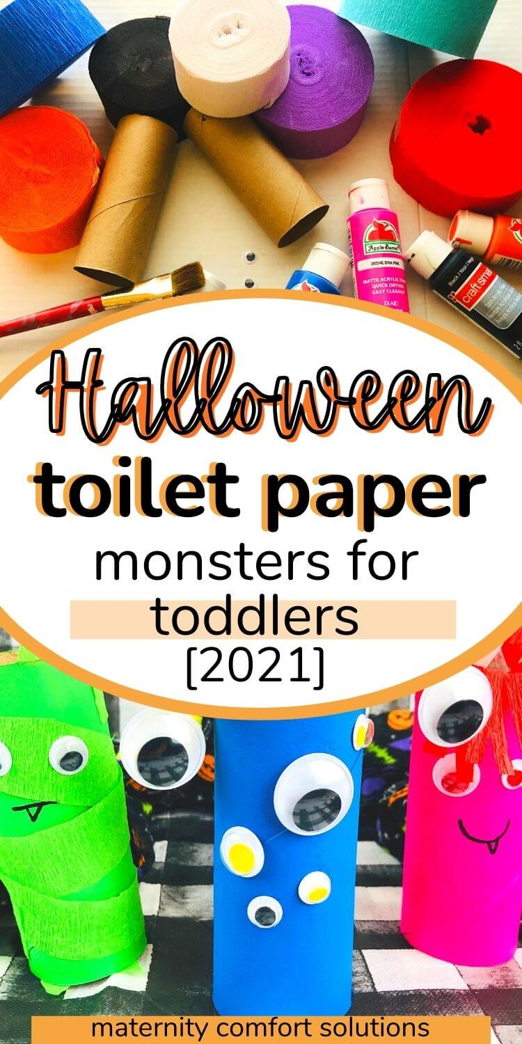 Halloween toilet paper rolls for toddlers