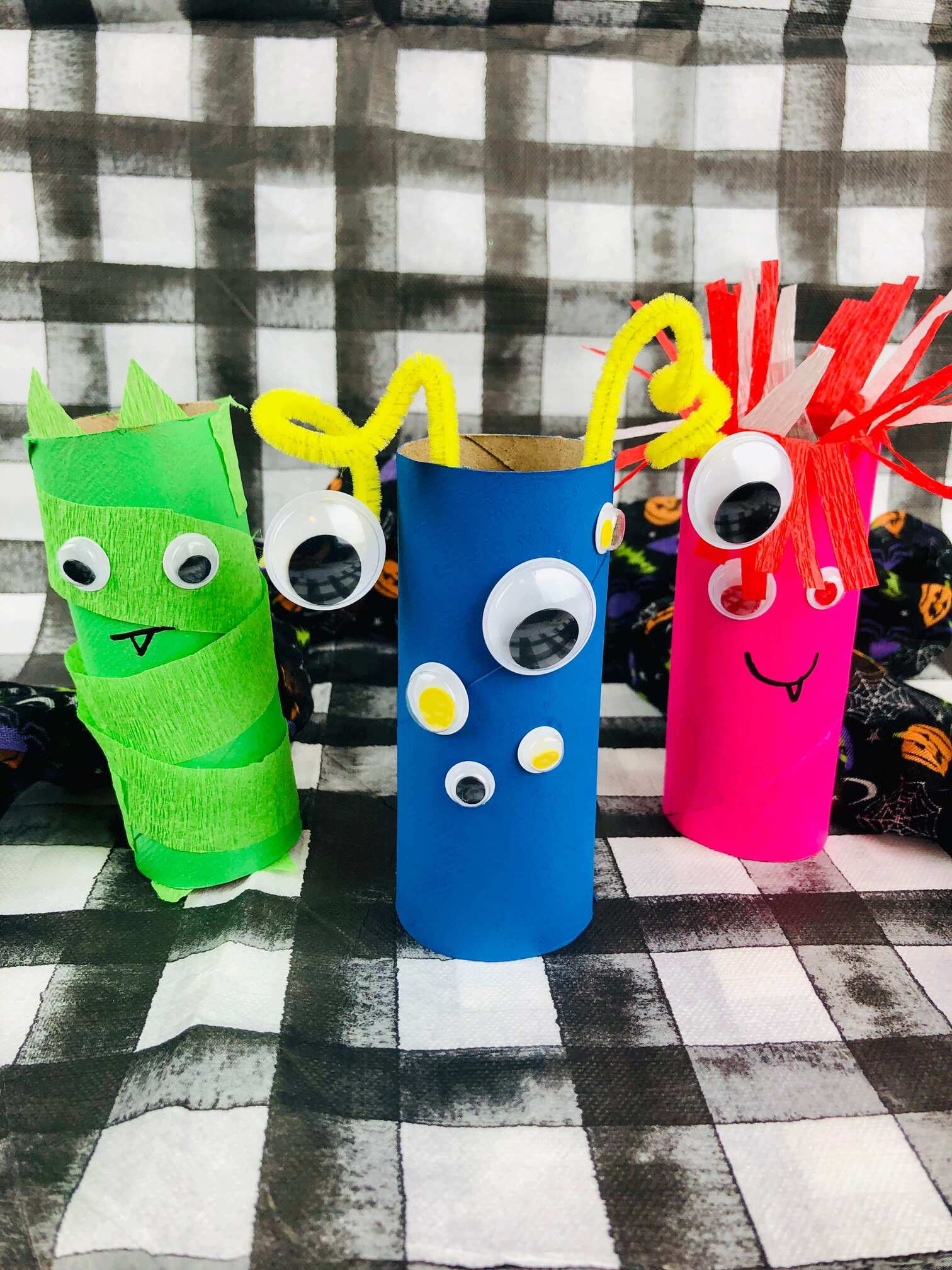 Spooky Toilet Paper Roll Halloween Monsters