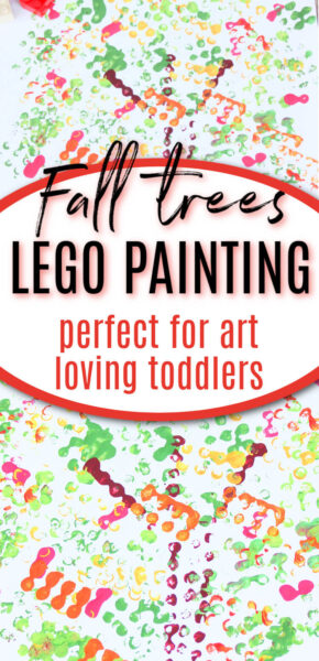 Toddler Lego Stamped Fall Tree Craft [2021]