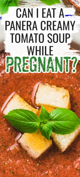 panera tomato soup while pregnant