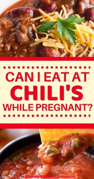 Can I eat at Chili's while pregnant?